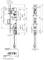 Preview: EK-Rohrrahmenschloss Panikfunktion "C" Nr.7607